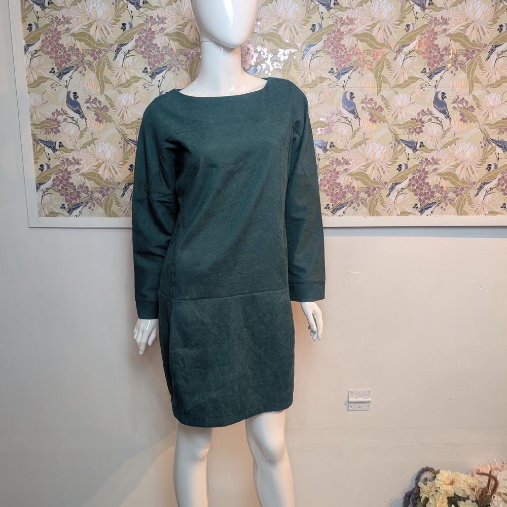 Cellabie Green Corduroy Dress